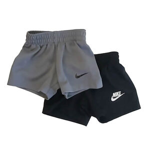 Nike Boys Black | Gray Athletic Shorts size: 3 Months